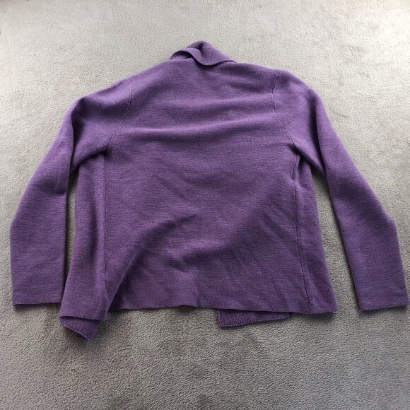 Eileen Fisher Womens Cardigan & Tank Set Size XS Lot Of Two Purple Casual Chic - Picture 6 of 11
